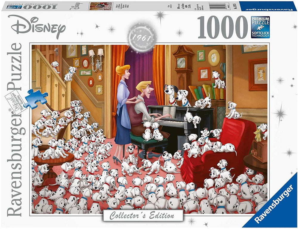 Rompecabezas 101 Dalmatas 1000 Piezas Ravensburger