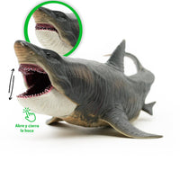 Figura de Dinosaurio Tiburon Prehistórico Jurassic 30 cm - 5