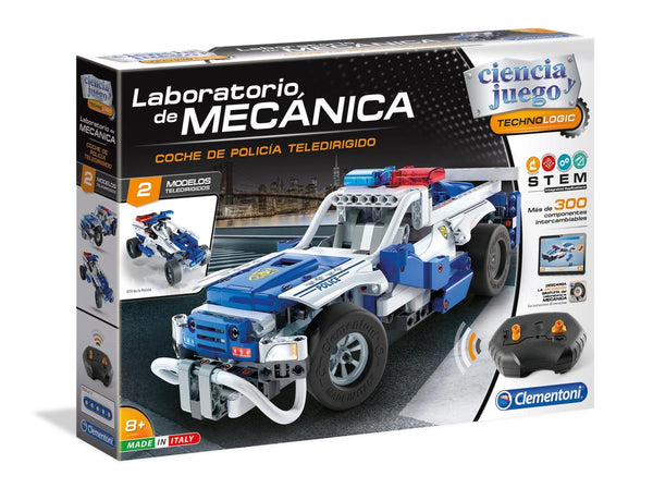 Laboratorio De Mecánica Coche Policía Teledirigido +300 Pz
