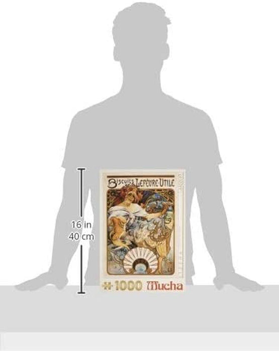 Rompecabezas Alphonse Mucha: Biscuts Lefeure Utile 1000 Pz