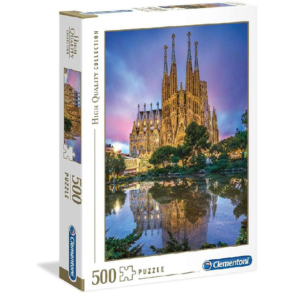 Rompecabezas Barcelona Sagrada Familia 500 Piezas Clementoni