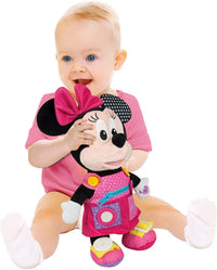 Peluche Baby Minnie Disney Estimulación 36 cm Tela Suave - 5