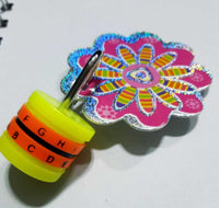 Diario Con Candado 13X13 Mariposa Y Flor - 2