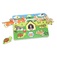 Rompecabeza De Madera - Pets Rompecabezas De De Madera Melissa & Doug - 3