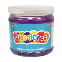 Plasticrea Morada Masa Suave Para Modelar 1 Kg - 1