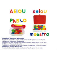 Letras Didacticas Mayusculas Material Escolar 81 Piezas - 2