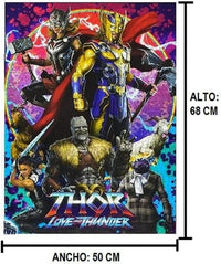 ROMPECABEZAS THOR LOVE AND THUNDER 1000 piezas - 4