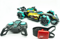 Carro De Control Remoto R/C Con Reloj Y Disparador De Agua - 1