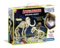 Juego De Excavación Mamut Y Smilodon Fosforescente- Clementoni - 1