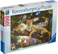 Rompecabezas Familia de Leopardos 1000 Piezas - 1