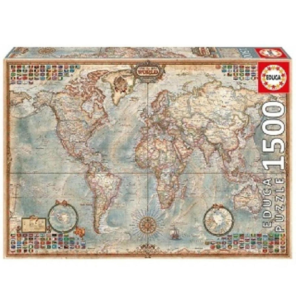 Rompecabezas Mapa Del Mundo