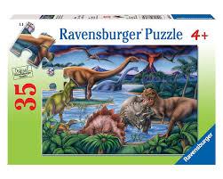 Mundo De Dinosaurios Rompecabezas De Ravensburger