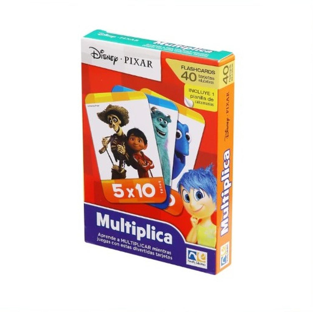 Juego Flash Cards Multiplicador Disney 40 Tarjetas