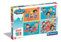 Rompecabezas 4 En 1 DC Comics Super Friends 2 De 12 Y 2 De 24 Piezas - 1
