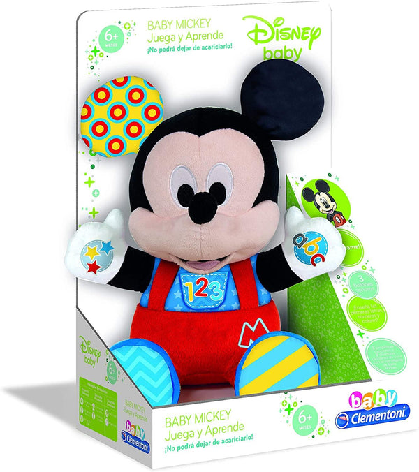 Peluche Baby Mickey Disney Con Sonido 36 cm Tela Suave