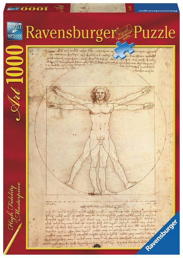 Rompecabezas Da Vinci: El Hombre 1000 Piezas Ravensburger