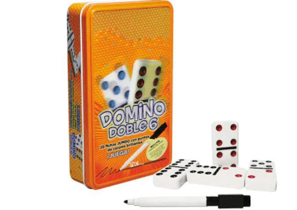 Domino Doble 6 En Caja Metalica