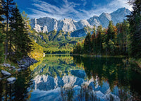 Rompecabezas Lago Eibsee Entre Montañas 1000 Piezas - 2