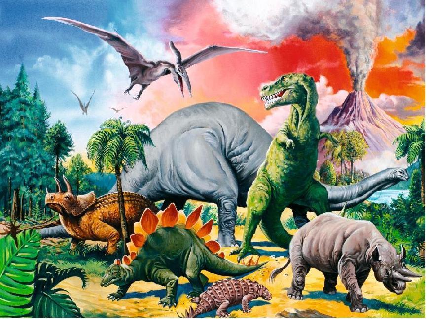 Dinosaurio Rompecabezas De 100 Piezas Ravensburger