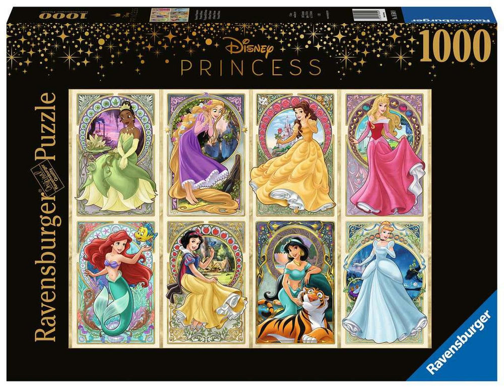 ROMPECABEZAS PRINCESAS ART NOUVEAU 1000 PIEZAS RAVENSBURGER