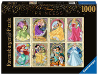 ROMPECABEZAS PRINCESAS ART NOUVEAU 1000 PIEZAS RAVENSBURGER - 1