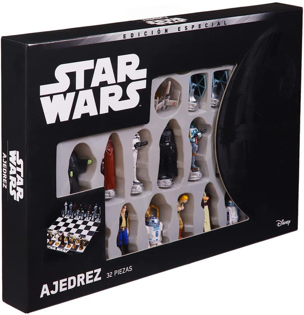 Ajedrez Star Wars Coleccionable Guerra De Las Galaxias