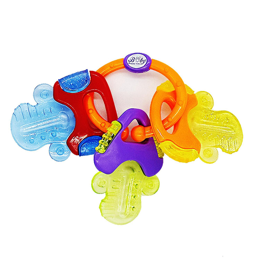 Juego De Llaves Para Bebes Mordedera Colores Sensorial
