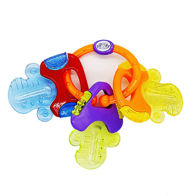 Juego De Llaves Para Bebes Mordedera Colores Sensorial