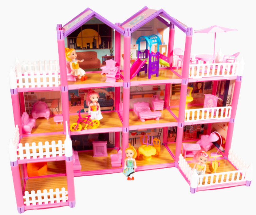 Casa de Muñecas Grande Dream House con Accesorios y Muñecas