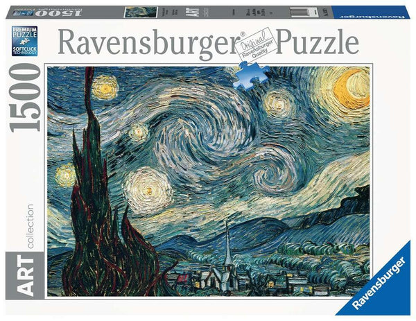 Rompecabezas Van Gogh: Noche Estrellada 1500 Piezas Ravensburger
