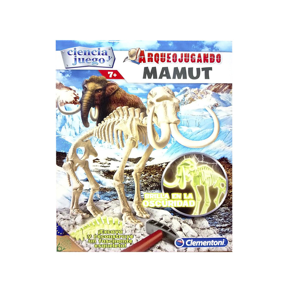 Kit De Excavación Mamut Brilla En La Oscuridad Dinosaurios