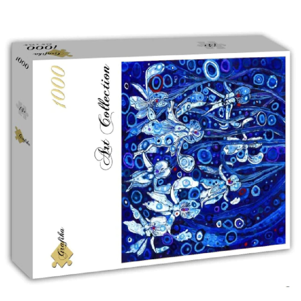 Rompecabezas Iris Azul  Grafika 1000 Piezas
