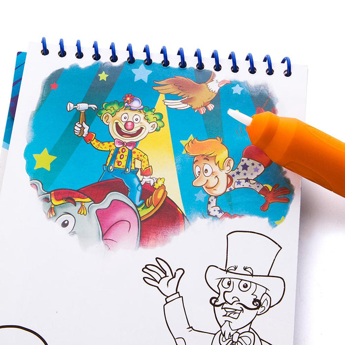 Cuaderno Mágico- Colorear, Borrable, Amusement Park Infantil