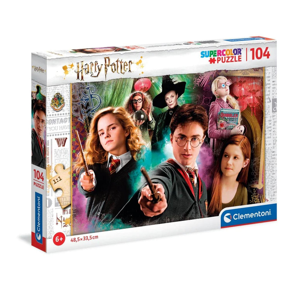 Rompecabezas clementoni modelo Harry Potter Aliados 104 Piezas