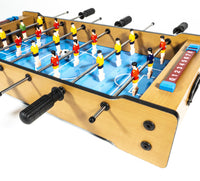 Futbolito y Hockey Juego de Mesa Portátil 2 en 1 de Madera - 3