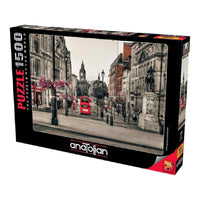 Vista De Londres Blanco Y Negro Rompecabezas De 1500 Piezas Anatolian - 1