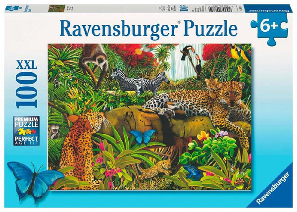 Rompecabezas Jungla Salvaje 100 Piezas Ravensburger
