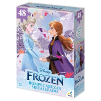 Rompecabezas Metalizado Frozen Disney 48 Piezas - 3