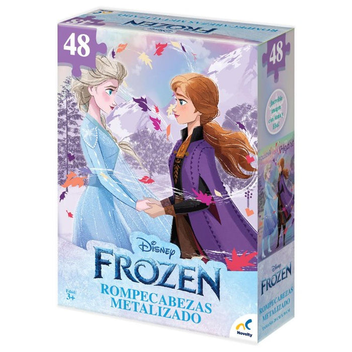 Rompecabezas Metalizado Frozen Disney 48 Piezas