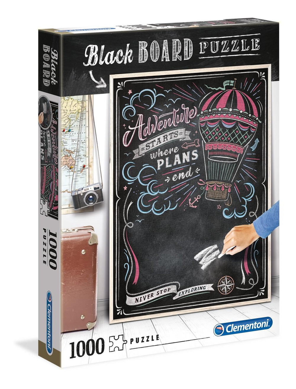 Rompecabezas Blackboard Travel- 1000 Piezas Clementoni