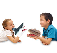 Títeres de Mano Cabeza de Dinosaurio Marionetas Hand Puppets - 7