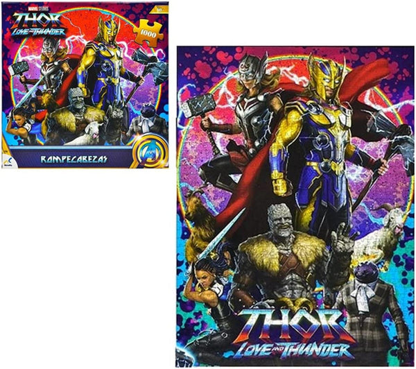 ROMPECABEZAS THOR LOVE AND THUNDER 1000 piezas