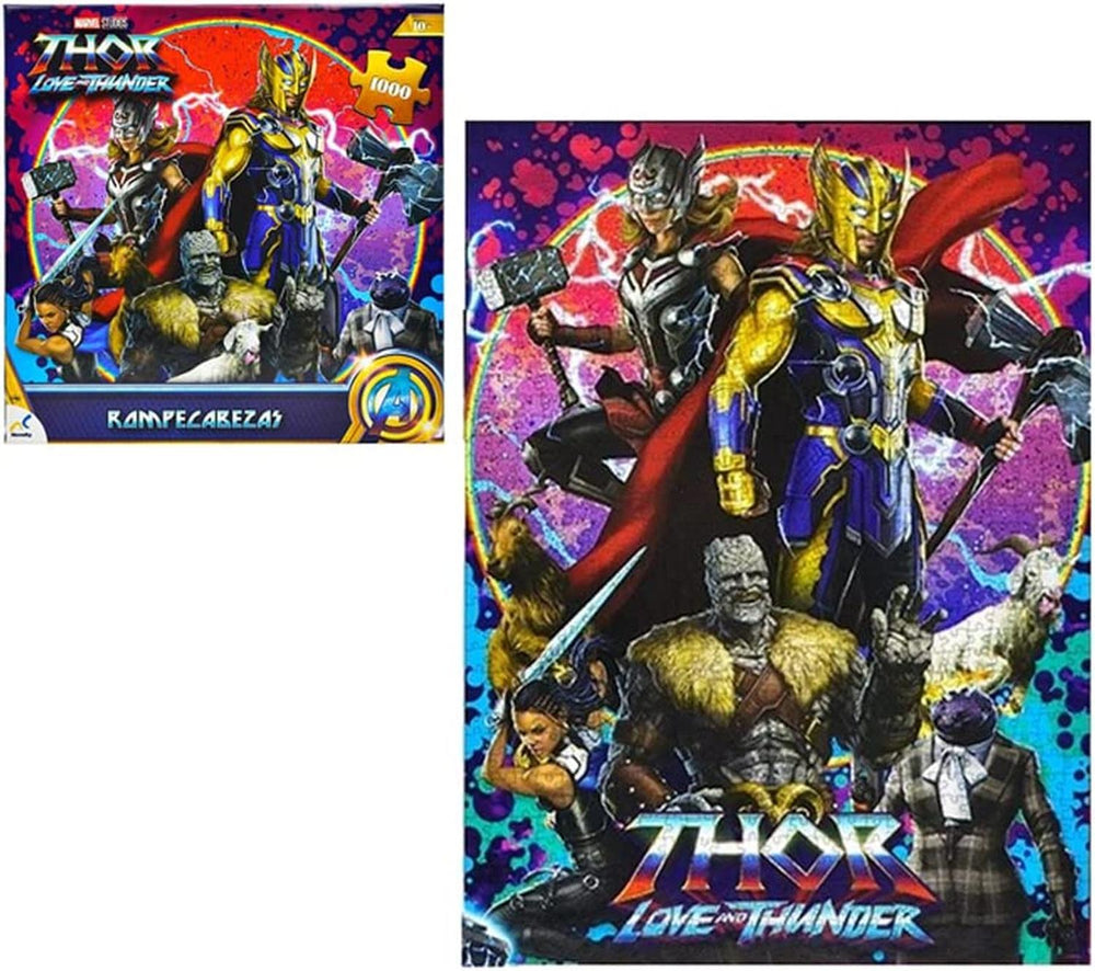 ROMPECABEZAS THOR LOVE AND THUNDER 1000 piezas