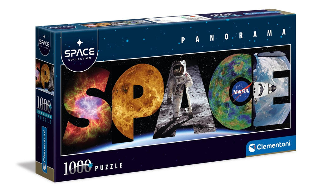 Rompecabezas NASA Espacio Panorámico 1000 piezas Clementoni