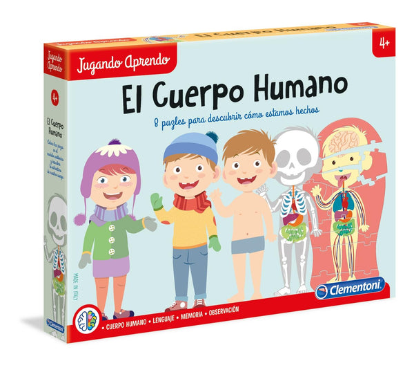 Rompecabezas 8 en 1 El Cuerpo Humano Educativos Clementoni