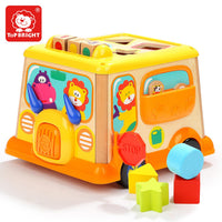 Autobús Escolar De Actividades, Madera, Didáctico 1 Pieza - 4