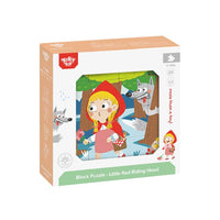 Rompecabezas De Madera Apilable-Little Red Riding Hood 16 Pz - 2