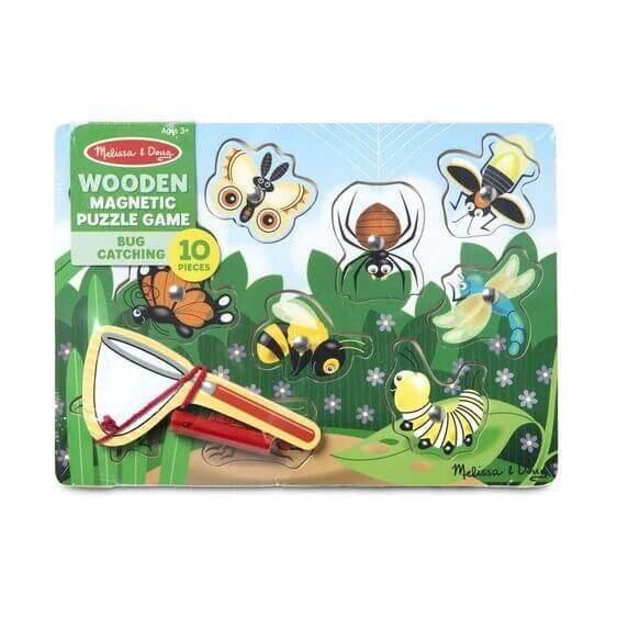 Bug Catching Magnetic Puzzle Game Rompecabezas De De Madera Melissa & Doug