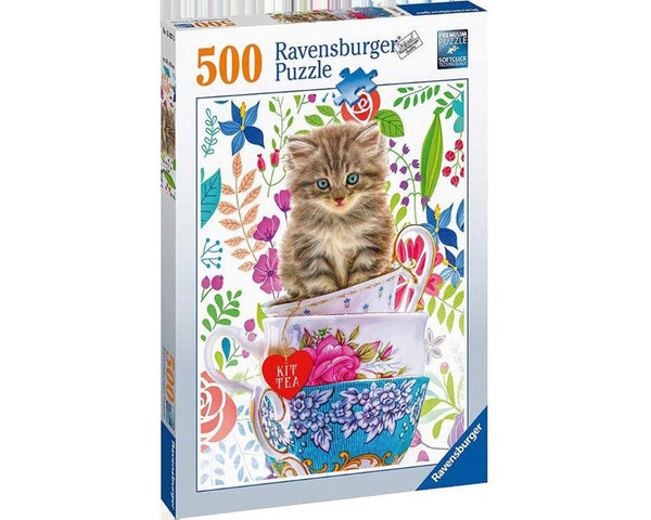 Gatito En La Taza Rompecabezas De 500 Piezas Ravensburger