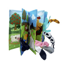 Libro Textura Cuento Animales De Granja Tela Suave Bebes - 3